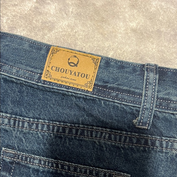 Chouyatou Women's Mini Denim Skirt - Dark Blue size Medium - Picture 5 of 5